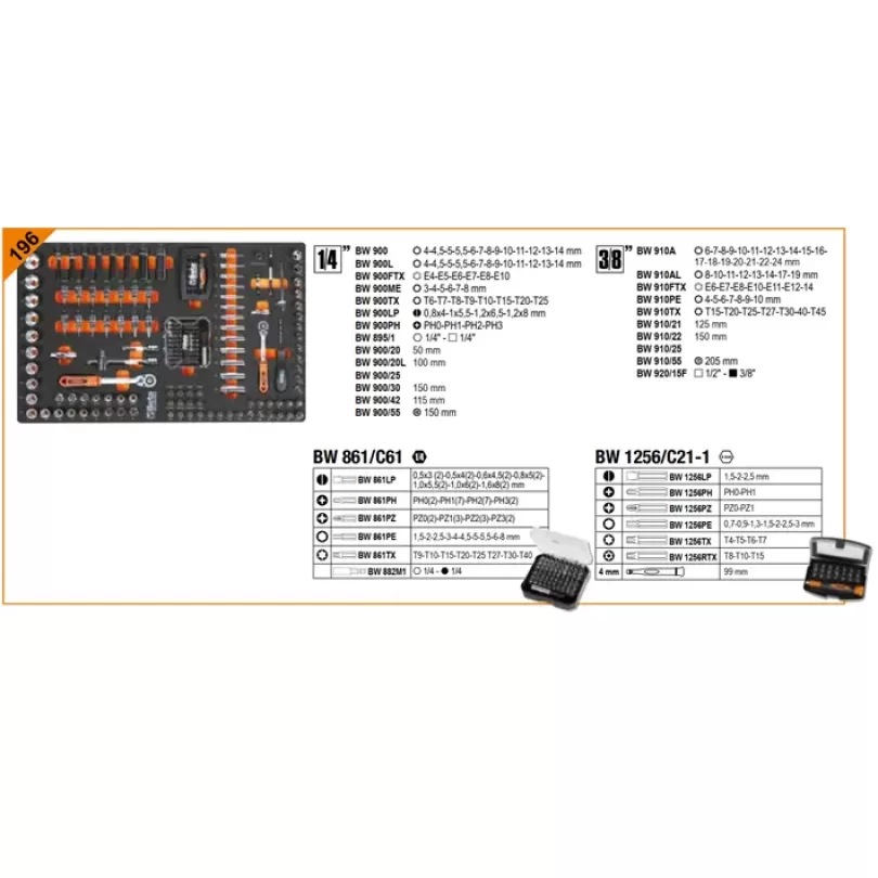 Tủ dụng cụ 8 ngăn, 398 chi tiết (màu xám)